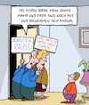 Cartoon: Sei brav (small) by Karsten Schley tagged protest,verhalten,bildung,dummheit,streitkultur,demokratie,pöbel,realitätsleugnung,politik,gesellschaft,unterschicht,deutschland