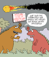 Cartoon: STREIK! (small) by Karsten Schley tagged streik,gewerkschaften,evolution,politik,gesellschaft,medien