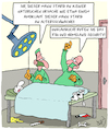 Cartoon: Übernatürlich (small) by Karsten Schley tagged pathologie,kriminalität,usa,tod,verbrechen,waffen,nra,fbi,gesetze,republikaner,politik,amokläufe,gesellschaft
