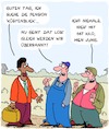 Cartoon: Überrannt!! (small) by Karsten Schley tagged gesellschaft,migration,europa,deutschland,panik,fake,rechtsextremismus,populismus,medien,politik