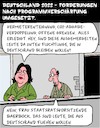 Cartoon: Verschärftes Programm (small) by Karsten Schley tagged wahlen,grüne,staatswirtschaft,enteignungen,wirtschaft,baerbock,steuern,abzocke,klima,sozialismus,gesellschaft,deutschland