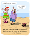 Cartoon: Völkerverständigung (small) by Karsten Schley tagged urlaub,familien,strand,verständigung,freundschaft,beziehungen,männer,frauen,tourismus,gesellschaft