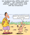 Cartoon: WARNUNG!! (small) by Karsten Schley tagged urlaub,strand,medien,tourismus,tiere,kriminalität,natur