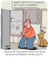 Cartoon: Wie man 3 KG verliert (small) by Karsten Schley tagged gewicht,übergewicht,haustiere,hunde,diät,ernährung,gesundheit,gesellschaft