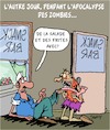 Cartoon: Zombie Apocalypse (small) by Karsten Schley tagged retsaurants,zombies,chefs,mythes,legendes,films,divertissement,culture