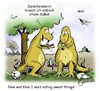 Cartoon: sweets (small) by Egero tagged dinosaurier,carnivores,sweets,süßigkeiten,egero,eger