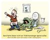 Cartoon: toilet cleaning (small) by Egero tagged toilette,toilet,reinigungsmittel,cleaning,agents,egero