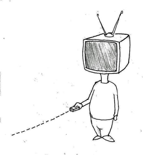 Cartoon: Changing the Channel (medium) by urbanmonk tagged technology