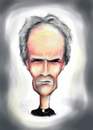 Cartoon: Clint Eastwood (small) by urbanmonk tagged movies caricature