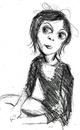 Cartoon: Kooky Girl (small) by urbanmonk tagged sketching