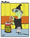 Cartoon: MINDFRAME (small) by Brian Ponshock tagged witch,jam
