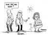 Cartoon: Apology (small) by John Meaney tagged flower,recession,miss