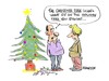 Cartoon: Make Up Our Minds (small) by John Meaney tagged tree lights christmas