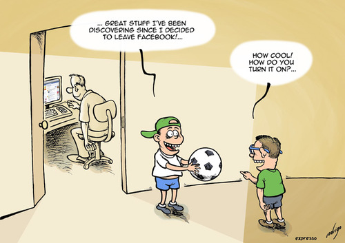 Cartoon: Facebook losing teens (medium) by rodrigo tagged facebook,social,network,internet,children,teen,society,education,toy