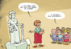 Cartoon: Blind Justice (small) by rodrigo tagged justice society crime trial school kids professor teacher