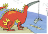 Cartoon: China-Taiwan pact (small) by rodrigo tagged china taiwan trade agreement pact control democracy freedom