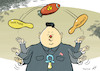 Cartoon: Clown Jong-un (small) by rodrigo tagged north,korea,kim,jong,un,pyongyang,nuclear,warfare,politics,international,sanctions,diplomacy,south,seoul