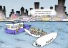 Cartoon: Economic airplane crash (small) by rodrigo tagged airplane manhattan hudson river usa economy crash accident