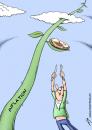 Cartoon: Economic growth (small) by rodrigo tagged economy prices inflation food increase growth society