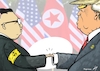 Cartoon: Little agreement (small) by rodrigo tagged north,korea,donald,trump,kim,jongun,usa,diplomacy,nuclear,economy,peace,talks,summit,international,politics,asia,pacific