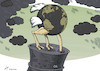 Cartoon: Stubboilness (small) by rodrigo tagged oil energy fuel gas pollution environment earth economy middle east