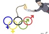 Cartoon: Olympic Terrors (small) by rodrigo tagged russia putin winter olympic games sochi 2014 security terrorism terror homosexual gay lesbian