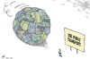 Cartoon: Traffic snowball (small) by rodrigo tagged public,transport,bus,train,streets,urban,traffic,cars