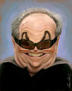 Cartoon: jack nicholson (small) by alvarocabral tagged caricature caricatura
