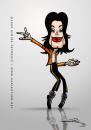 Cartoon: Michael Jackson (small) by sinisap tagged michael,jackson