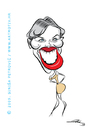 Cartoon: Scarlet (small) by sinisap tagged scarlet,caricature