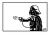 Cartoon: Vader Privat 2 (small) by embe tagged darth,vader,privat,embe