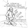 Cartoon: Muschelgeld. (small) by KritzelJo tagged afd,europawahl,euro,dmark,alternative,deutschland,neandertal