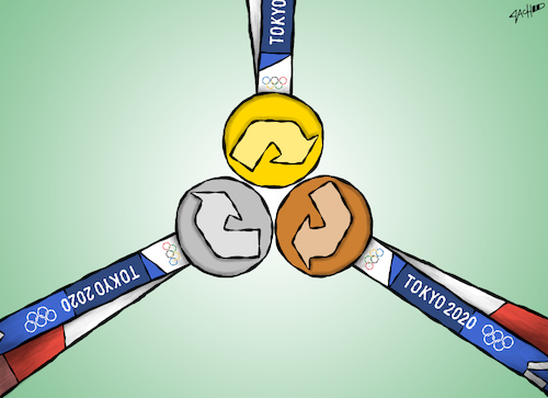 Recycled Olympic Medals
