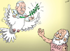 Cartoon: Pope Visit to Iraq (small) by cartoonistzach tagged pope,francis,iraq,religion