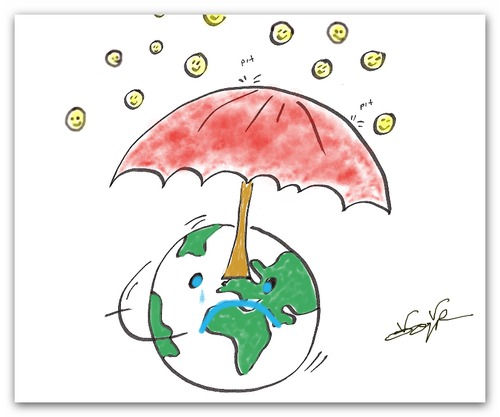 Cartoon: Our World (medium) by karakugu tagged umbrella,world,smile