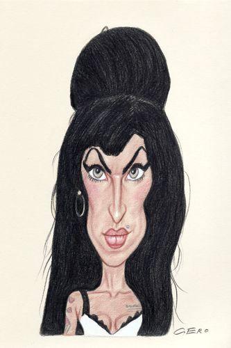 Cartoon: Amy Winehouse (medium) by Gero tagged caricature