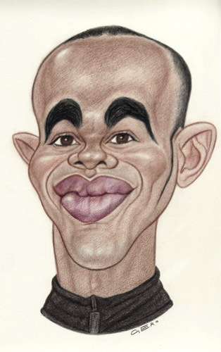 Cartoon: Lewis Hamilton (medium) by Gero tagged caricature