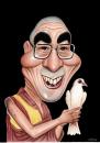 Cartoon: Dalai Lama (small) by Gero tagged caricature