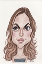 Cartoon: Natalie Portman (small) by Gero tagged caricature