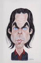 Cartoon: Nick Cave (small) by Gero tagged caricature