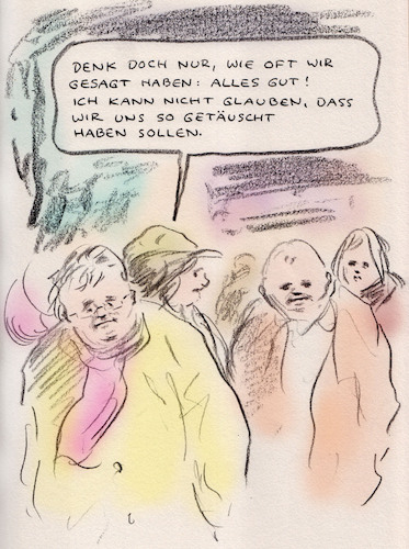 Cartoon: Getäuscht (medium) by Bernd Zeller tagged alles,gut