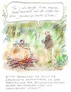 Cartoon: geschützt (small) by Bernd Zeller tagged impfung