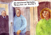 Cartoon: Vertreterbesuch (small) by Bernd Zeller tagged nihilismus