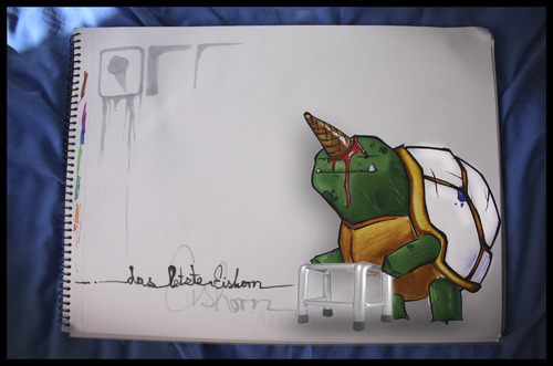 Cartoon: Das letzte Eishorn (medium) by cami tagged eishorn,einhorn,eis,schildkröte,marker