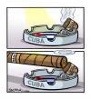 Cartoon: Cuba (small) by Bernal tagged cuba fidel castro politics comunism revolucion revolution