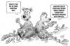 Cartoon: Be Bear Aware (small) by wyattsworld tagged wildlife,politics,nature