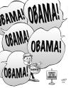 Cartoon: Harper at the Americas (small) by wyattsworld tagged harper,americas,obama
