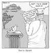 Cartoon: Early Spam (small) by noodles tagged computers spam carrier pigeon greece