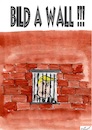 Cartoon: Bild a Wall (small) by Stefan von Emmerich tagged doland,trump,sience,corona,virus