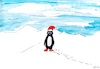 Cartoon: Der Pinguin allein im Advent! (small) by Stefan von Emmerich tagged weihnachten